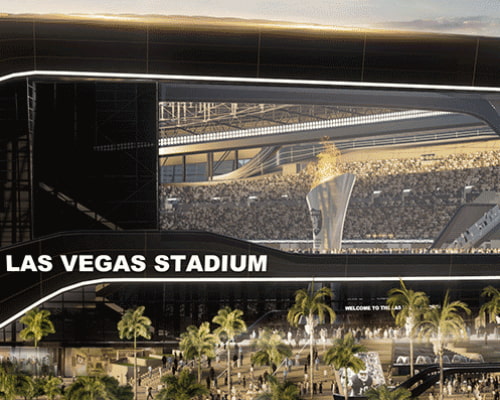 Architectural drawing of Las Vegas Stadium